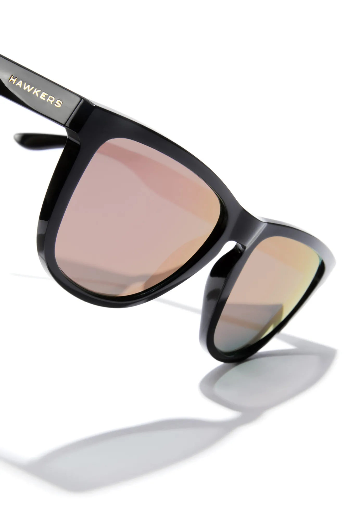 Hawkers Gafas De Sol One Raw - Polarized Black Rose Gold Negro New