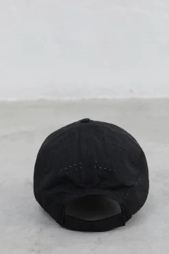 Dash and Stars Gorra Negra Tecnica Logo Reflectante Negro