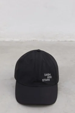 Dash and Stars Gorra Negra Tecnica Logo Reflectante Negro Clearance
