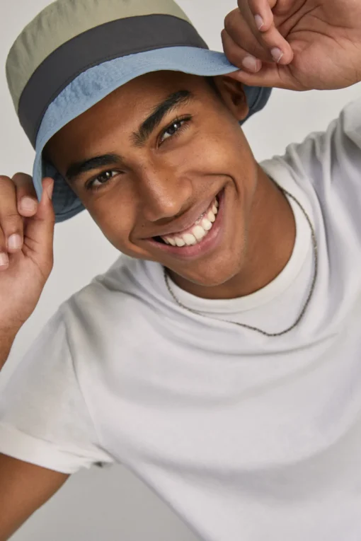 * Gorro Pescador Tricolor Kaki Oscuro Sale