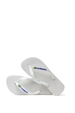 Havaianas Brasil Logo Blanco Sale