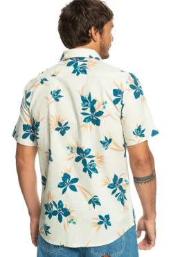 Quiksilver Holidazed - Camisa De Manga Corta Para Hombre Marfil Best
