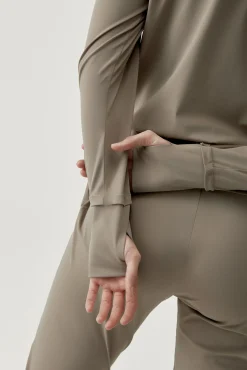 Born Living Yoga Jacket Airla Fossil Nude New