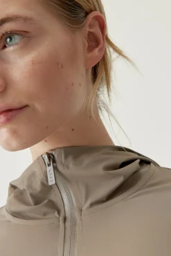 Born Living Yoga Jacket Airla Fossil Nude New