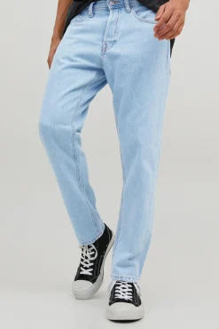 Jack & Jones Jeans Frank Azul Claro Cropped Azul Medio Hot