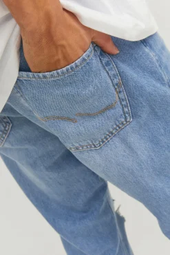 Jack & Jones Jeans Frank Azul Cropped Azul Medio Discount