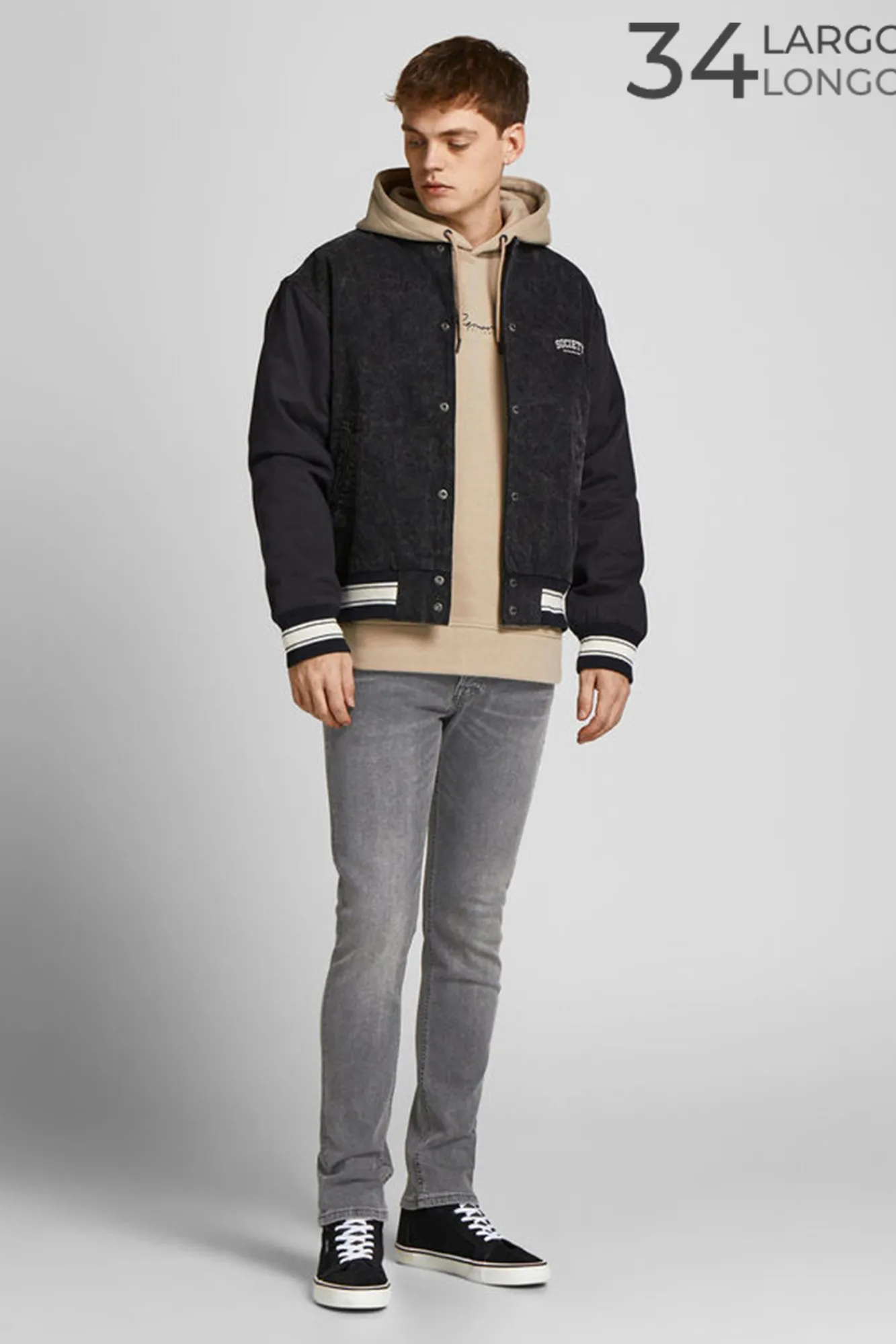 Jack & Jones Jeans Glenn Fit Slim Gris Medio Best