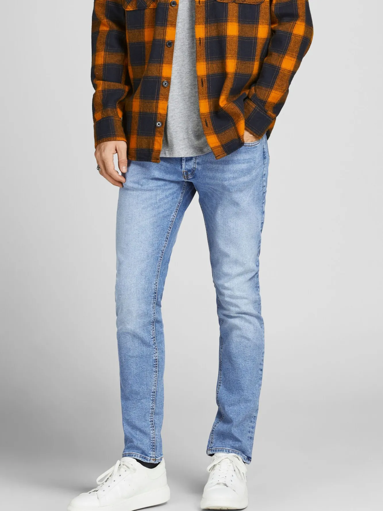 Jack & Jones Jeans Glenn Slim Azul Medio Online