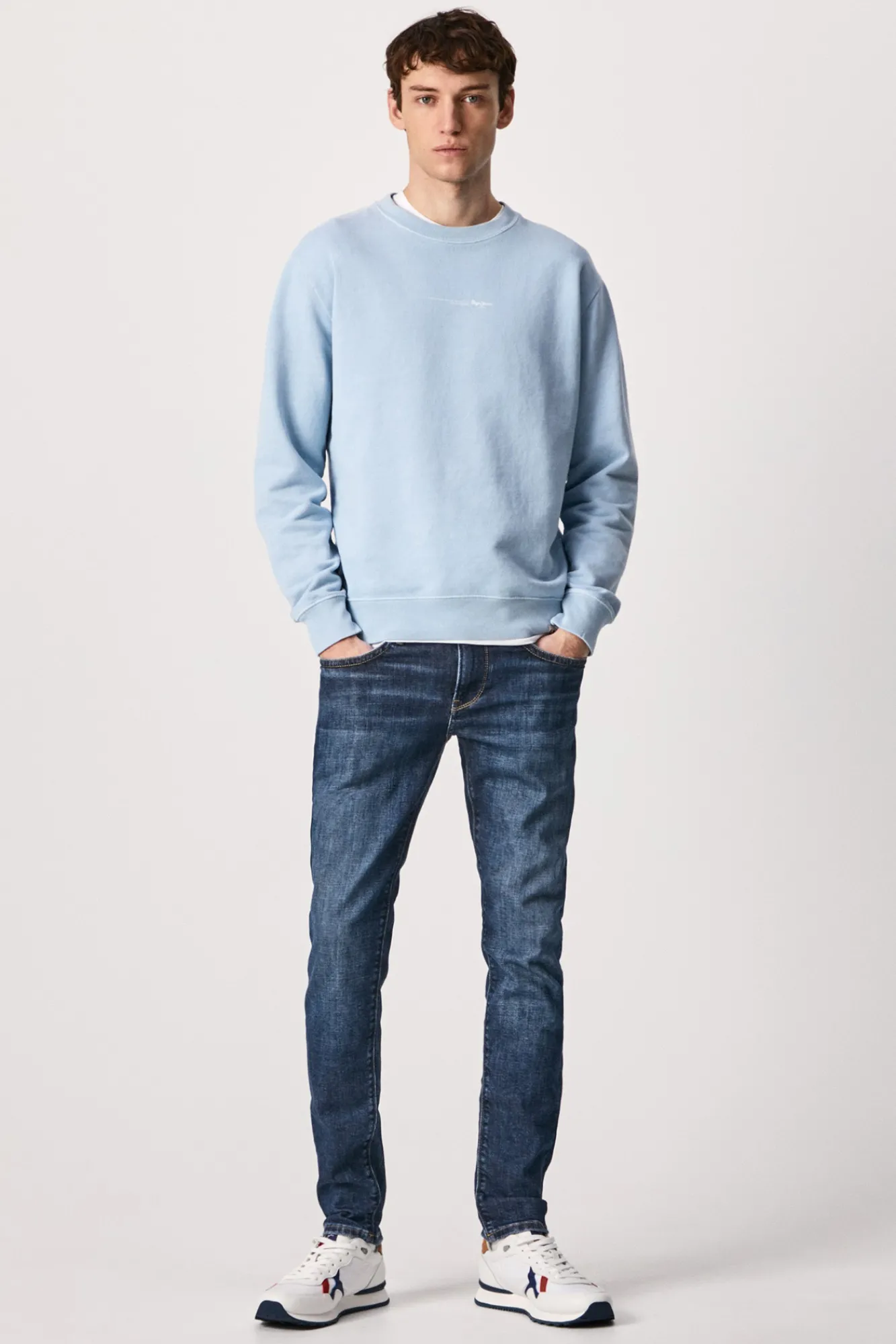 Pepe Jeans Jeans Hatch De Corte Ajustado Y Cintura Baja Azul Sale