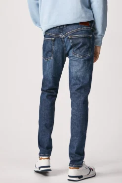 Pepe Jeans Jeans Hatch De Corte Ajustado Y Cintura Baja Azul Sale