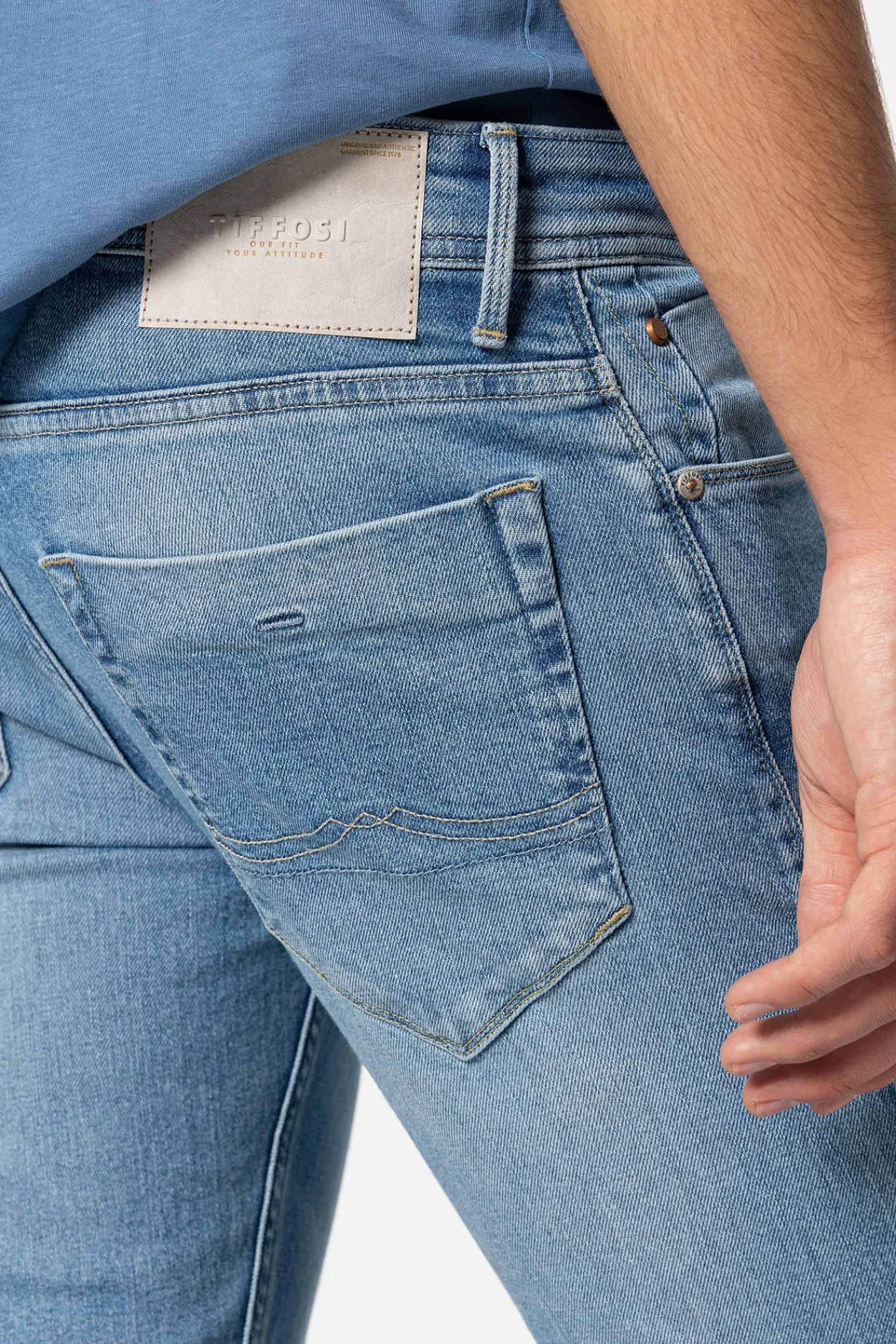 Tiffosi Jeans John Slim Azul Medio Outlet