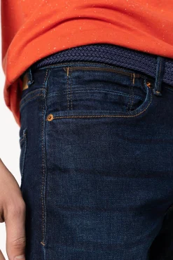 Tiffosi Jeans Leo Comfort Fit Con Cinturon Azul Oscuro Best