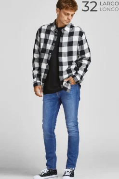 Jack & Jones Jeans Liam Skinny Fit Azul Medio Outlet
