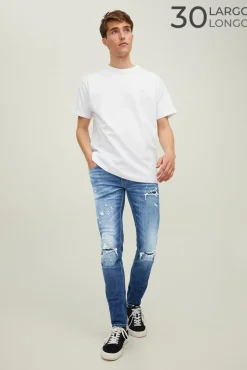 Jack & Jones Jeans Liam Skinny Fit Azul Medio