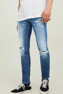 Jack & Jones Jeans Liam Skinny Fit Azul Medio