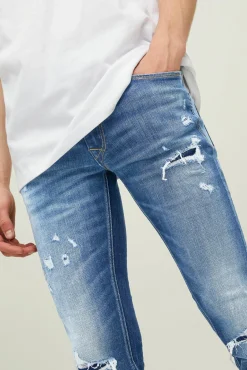 Jack & Jones Jeans Liam Skinny Fit Azul Medio