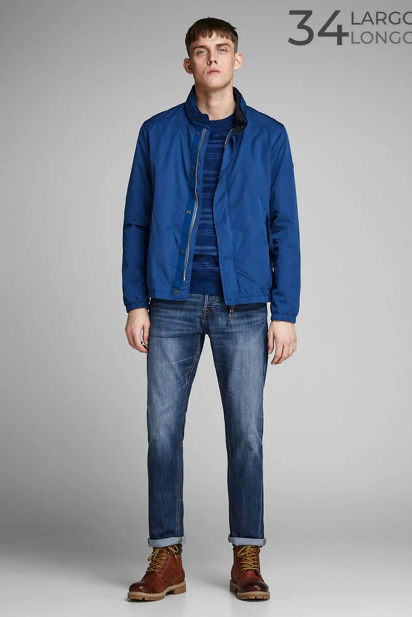 Jack & Jones Jeans Mike Skinny Fit Azul Medio Online