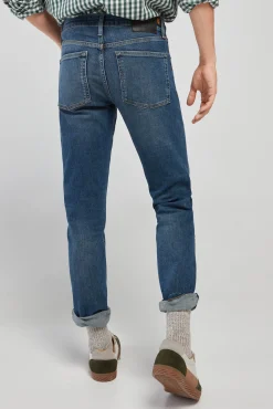 Superdry Jeans Rectos Entallados Vintage Azul Medio Sale