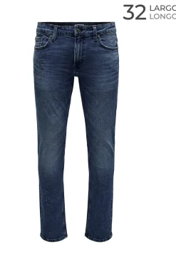 Only & Sons Jeans Regular Fit Azul Medio Discount