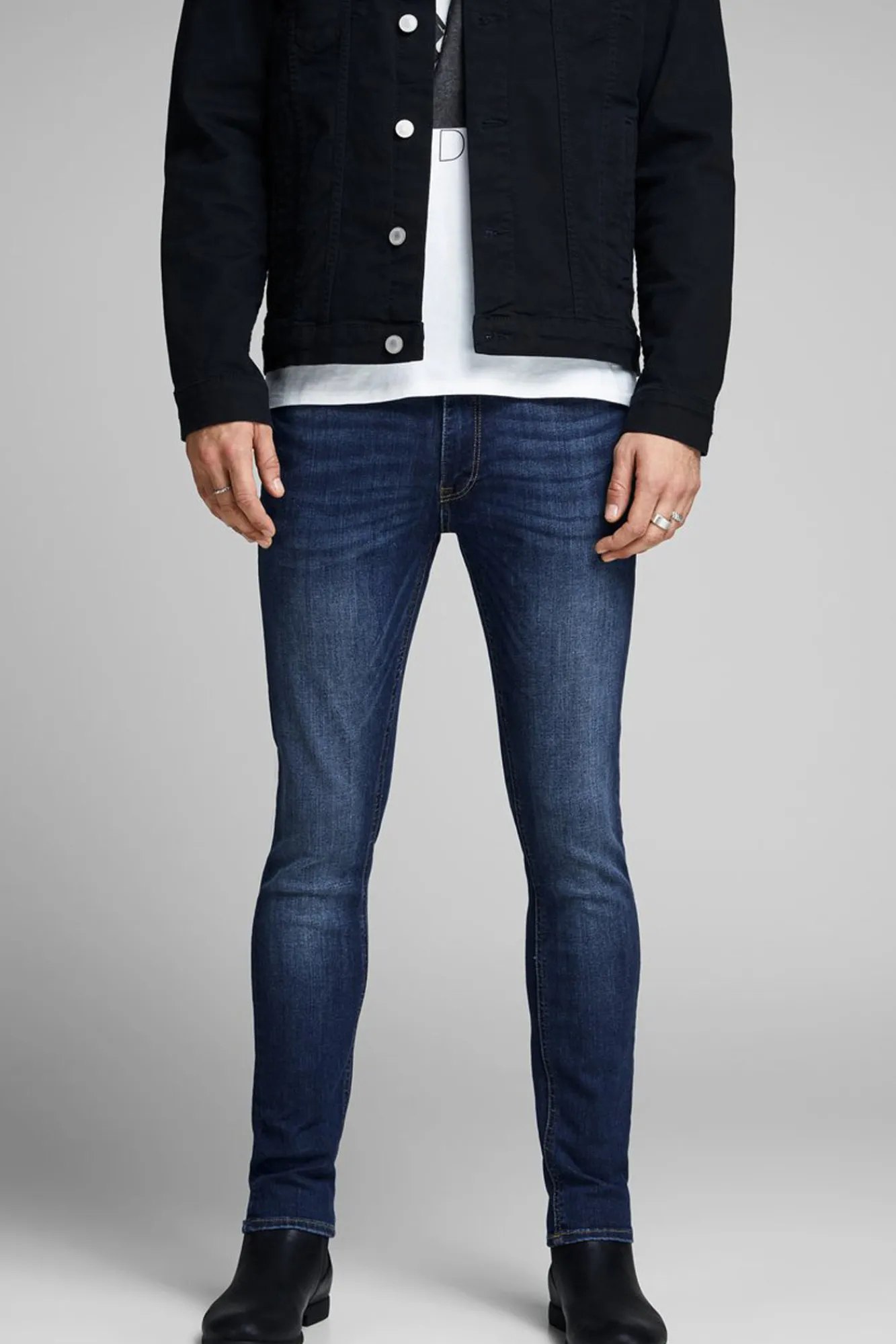 Jack & Jones Jeans Skinny Fit Azul Medio Sale