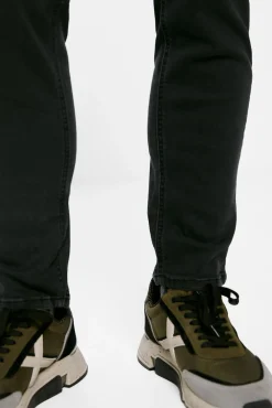 * Jeans Skinny Negro Lavado Gris Oscuro Online