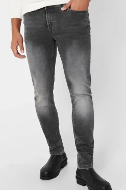 Only & Sons Jeans Slim Gris Medio Hot
