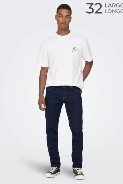 Only & Sons Jeans Slim Fit Azul Medio Hot