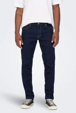 Only & Sons Jeans Slim Fit Azul Medio Hot