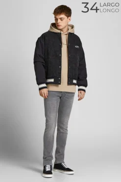 Jack & Jones Jeans Slim Fit Gris Medio Discount