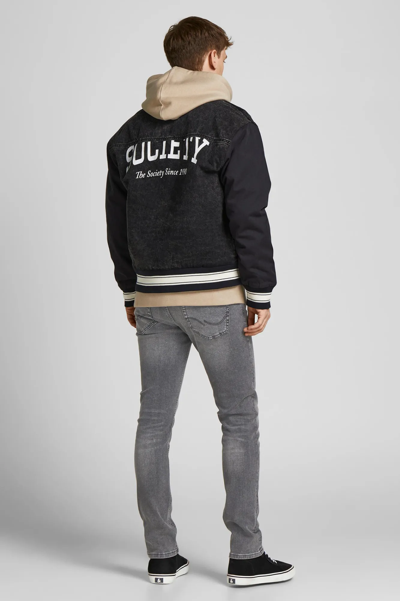 Jack & Jones Jeans Slim Fit Gris Medio Discount