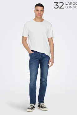 Only & Sons Jeans Slim Fit Azul Medio New