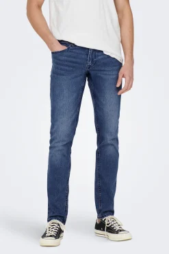 Only & Sons Jeans Slim Fit Azul Medio New