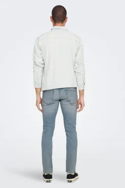 Only & Sons Jeans Slim Fit Azul Claro Discount