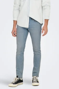 Only & Sons Jeans Slim Fit Azul Claro Discount