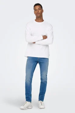 Only & Sons Jeans Slim Fit Azul Claro Discount