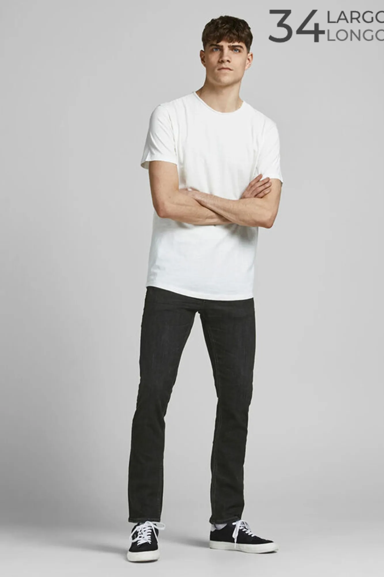 Jack & Jones Jeans Slim Fit Glenn Negro Sale