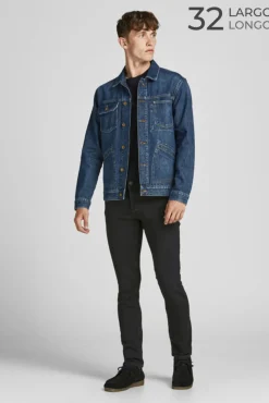 Jack & Jones Jeans Slim Fit Glenn Negro Clearance