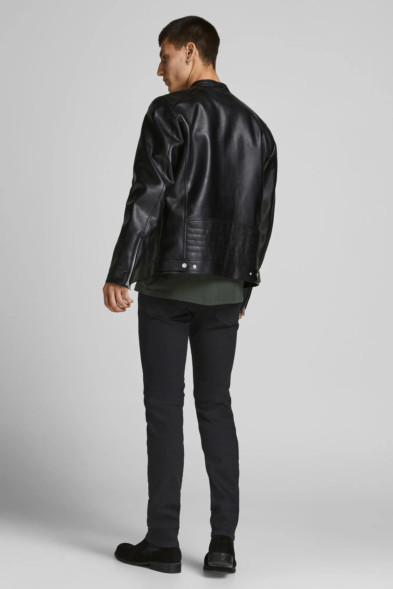 Jack & Jones Jeans Slim Fit Glenn Negro