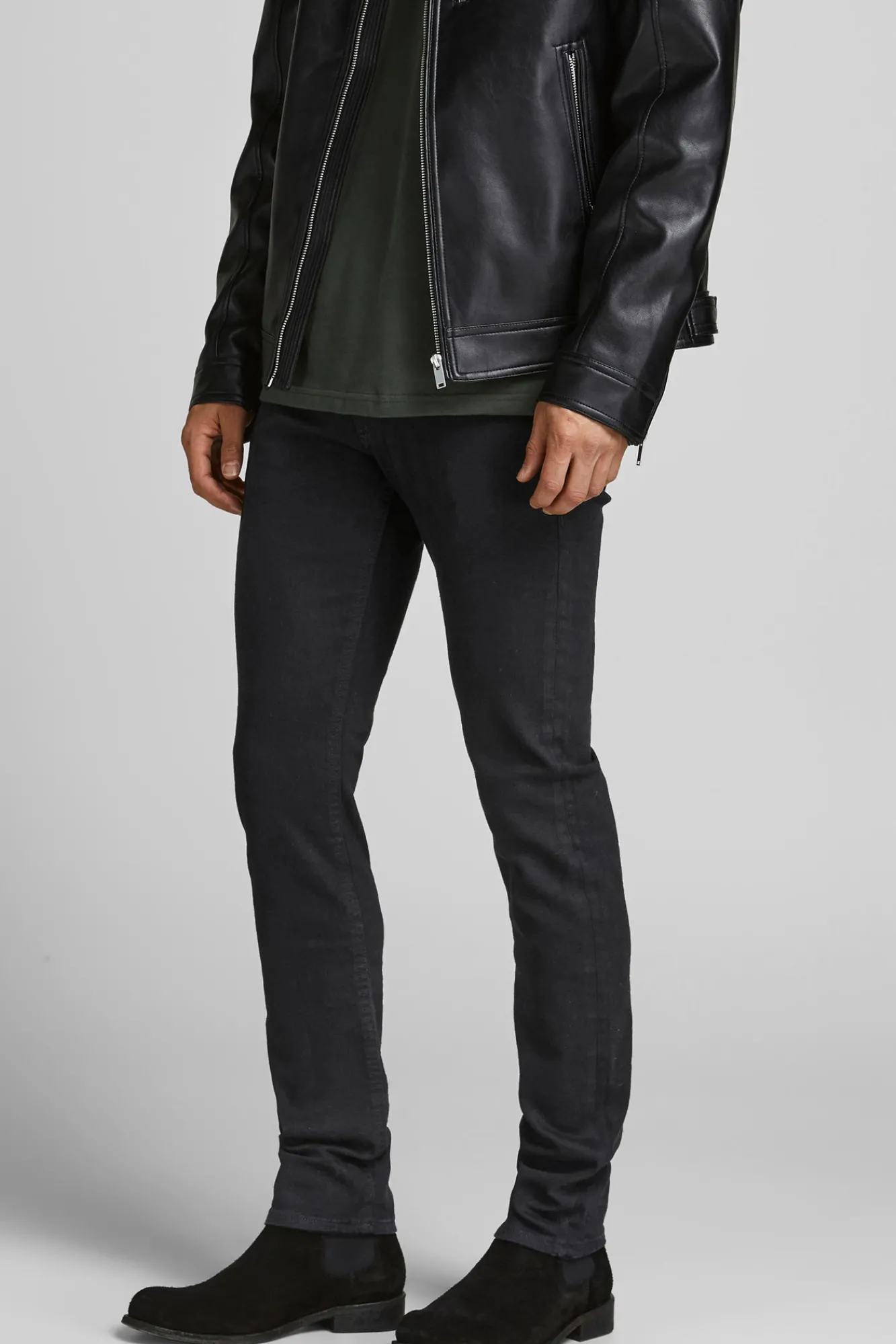 Jack & Jones Jeans Slim Fit Glenn Negro