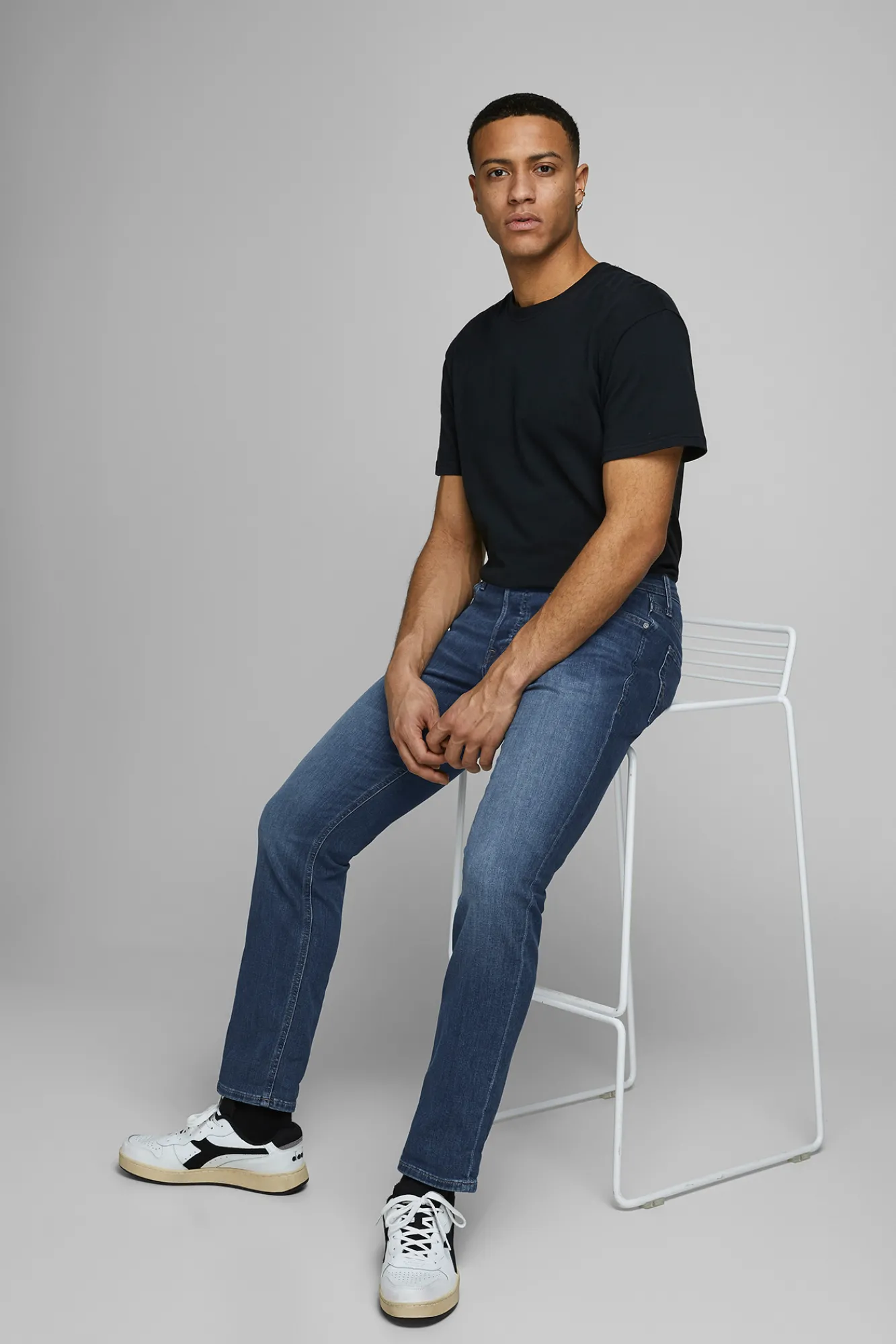 Jack & Jones Jeans Slim Fit Tapered Azul Medio Outlet