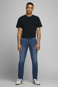 Jack & Jones Jeans Slim Fit Tapered Azul Medio Discount