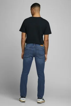 Jack & Jones Jeans Slim Fit Tapered Azul Medio Discount