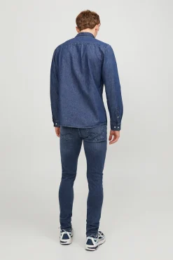 Jack & Jones Jeans Slim Fit Tapered Azul Medio