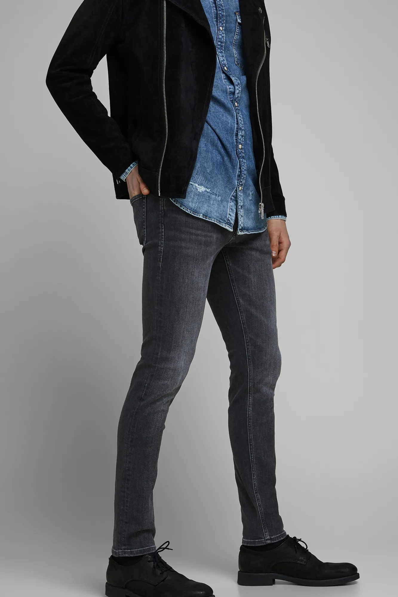 Jack & Jones Jeans Slim Fit Tapered Negro Best