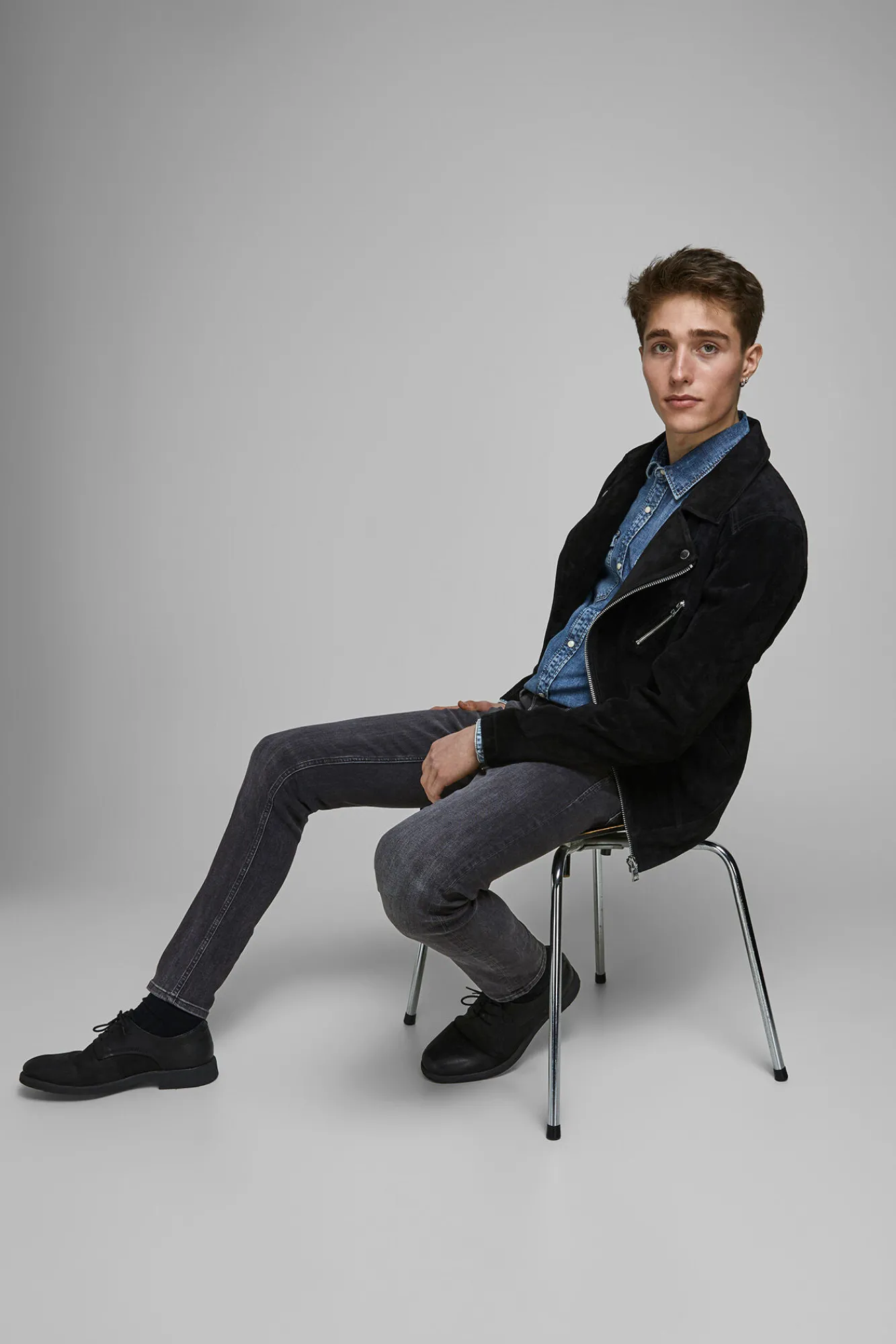 Jack & Jones Jeans Slim Fit Tapered Negro Best
