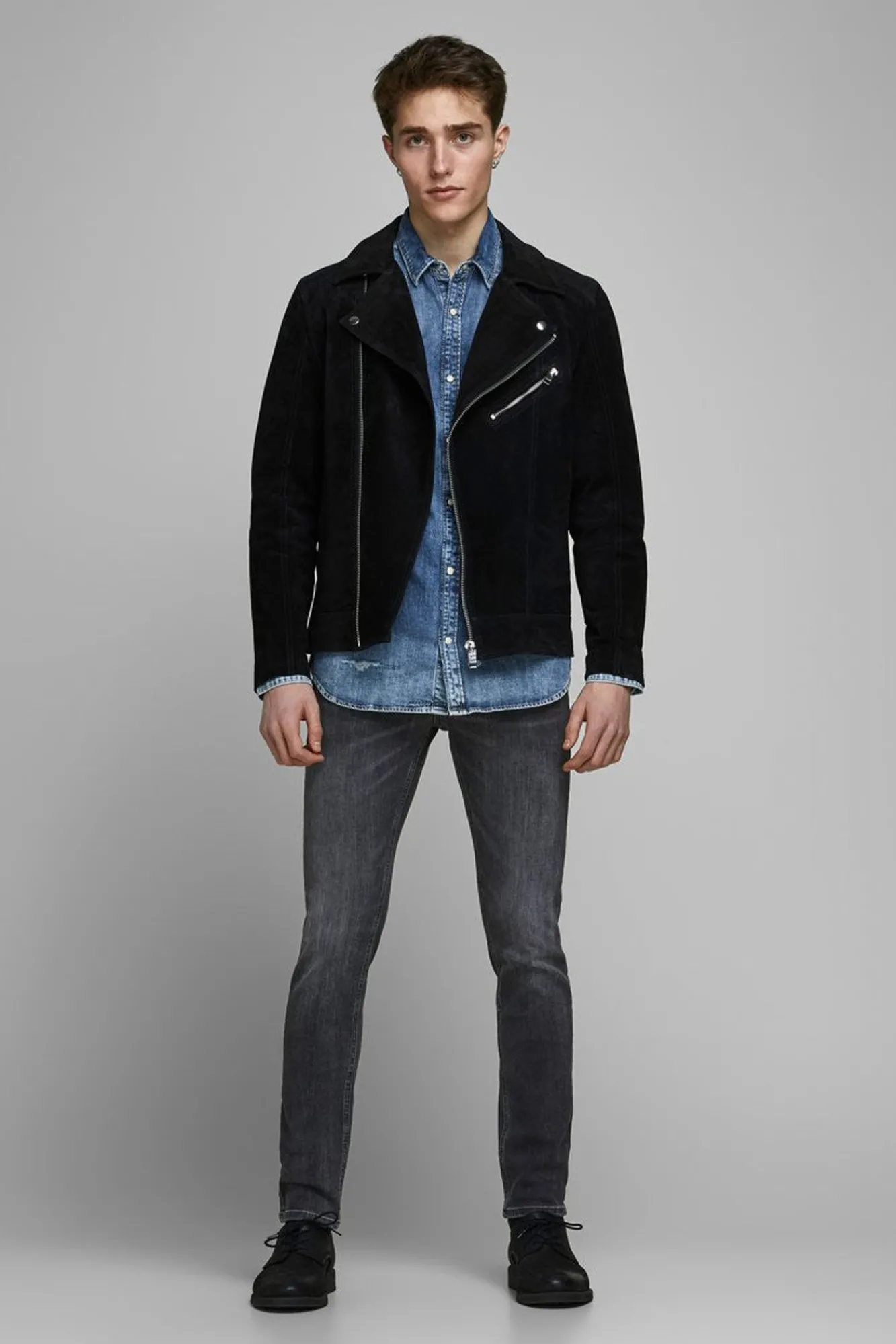 Jack & Jones Jeans Slim Fit Tapered Negro Best