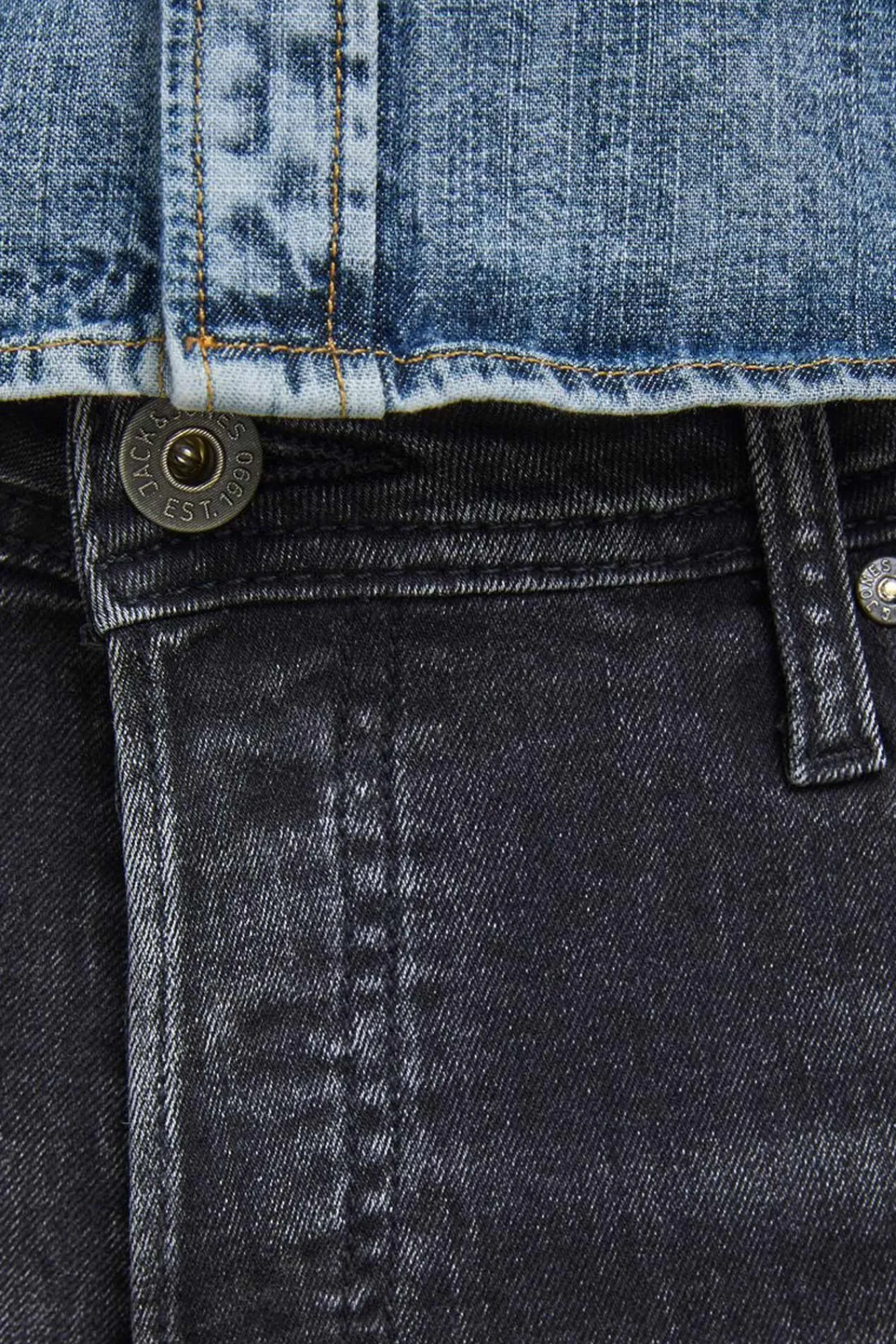 Jack & Jones Jeans Slim Fit Tapered Negro Best