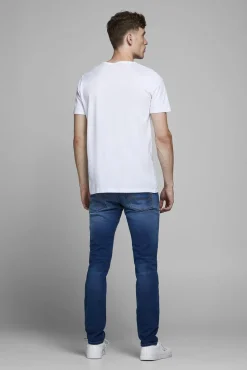 Jack & Jones Jeans Slim Fit Tapered Azul Medio Sale