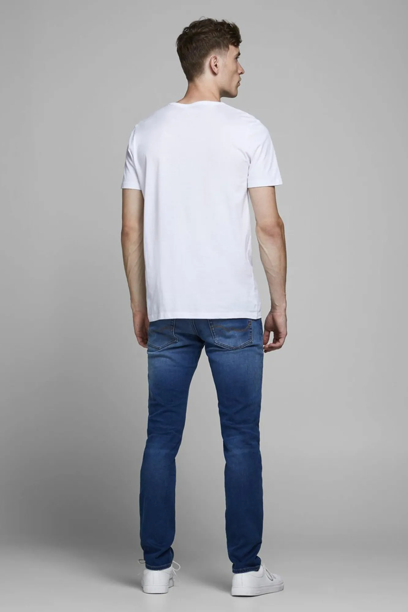Jack & Jones Jeans Slim Fit Tapered Azul Medio Sale