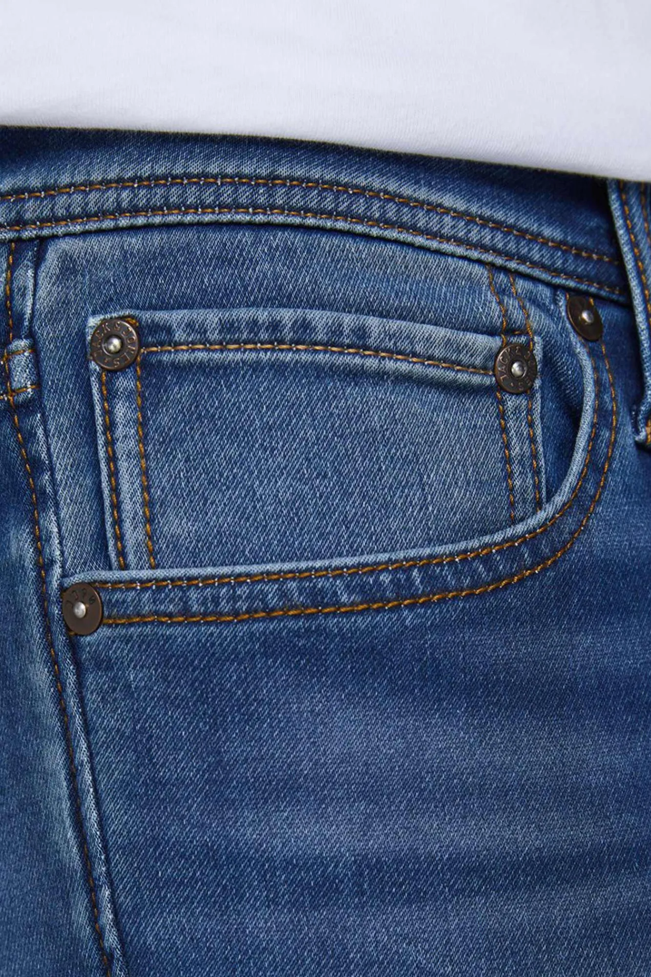 Jack & Jones Jeans Slim Fit Tapered Azul Medio Best